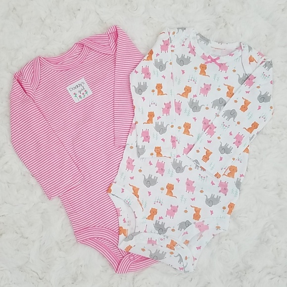 Carter's Simple Joys Onesie Set of 3. - Picture 2 of 3
